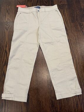 Democracy Cream Straight-Leg Cargo Pants
